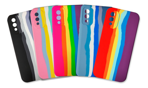 Funda Silicone Case Arcoiris | Para Celulares Samsung