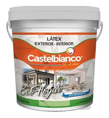 Látex Eco Hogar Color Castelbianco X 4l (grupo 1)