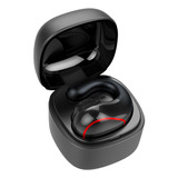 Auriculares De Botón De Conducción Ósea Con Estuche Negro