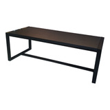 Mesa Ratona Arrime 120x50x40 Hierro Y Madera Industrial 