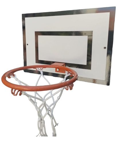 Tablero Basquet Mini 45x32 + Aro Hierro Macizo 26 Cm 