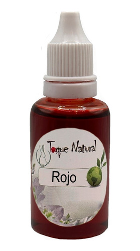 Colorante Rojo Para Jabones Hidro 30ml | Toque Natural