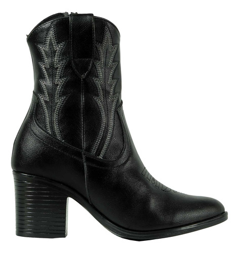 Botas Vaqueras Cowboy Mujer Botines Tacon Rodeo Botin Moda