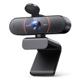 Câmera De Webcam Emeet C960 4k Uhd Com 2 Microfones E Foco A