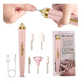 Pulidor Esmeril Lima De Uñas Eléctrico Manicure Recargable