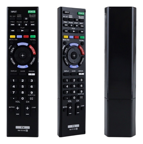 Control Remoto Compatible Con Sony Bravia Smart Tv Netflix 