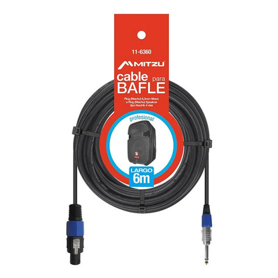 Extensión Profesional Plug Monoaural 6,3 Mm 11-6360 | MercadoLibre