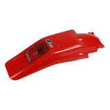 Guardabarro Trasero Honda Xr 250 400 Desde 1996 C/ Luz Rojo