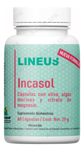 Suplemento En Capsulas Lineus Incasol 60 Capsulas Sin Sabor