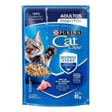 Ração Úmida Nestlé Purina Cat Chow Sachê Adultos Frango