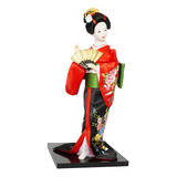 Estatua Asiática Figura Coleccionable Kimono Japonés