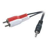 Cable Audio 2 Rca Macho - Mini Plug Stereo 3,5 Mm Reforzado!