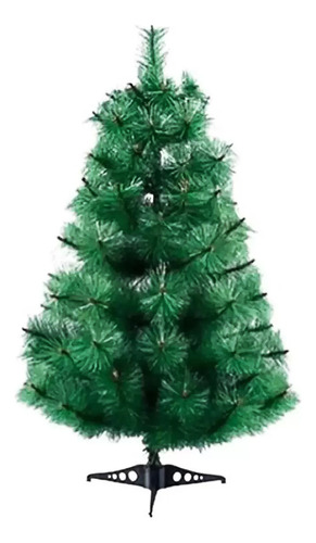 Árvore De Natal Pinheiro Verde Luxo Pequena 60cm 35 Galhos