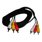 Cable Av Audio Video Rca 3x3 1mt Calidad