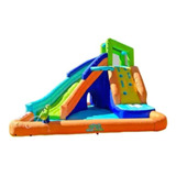 Inflable Acuatico Splash Mega Gandre Con Tobogan Y Tunel 