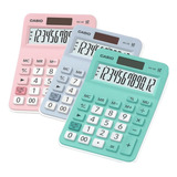 Calculadora De Escritorio Casio 12 Dígitos Solar Mx12colores