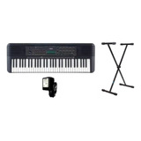 Kit Teclado Yamaha Psre273 Portátil E-273 Com Suporte X