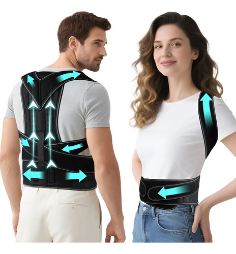Faja Soporte Sacro Lumbar Mejorador De Postura Adecuada | Meses sin interés