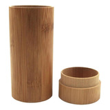 Caja Cilíndrica De Bambú Caja De Gafas De Terre Caja De