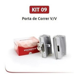 Fechadura Para Porta De Correr Vidro Temp - Kit 09 Polímero