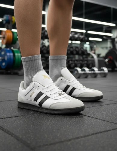 Tenis Booster Piel Choclo Cosido Suela Hule Est 13008