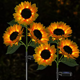 Luces Solares Meagoo Sunflower: Decoración Primaveral Para J