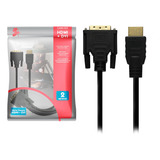 Cabo Adaptador Dvi Para Hdmi Monitor Notebook 2m C/ Filtro