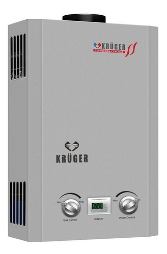 Calentador Boiler Instantáneo 5 Lts Gas Lp Krüger Color Blanco Tipo De Gas Glp