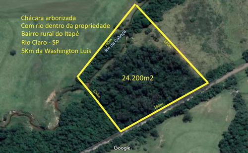 Chácara Em Rio Claro 24.200m2 Com Rio - Imagen 4