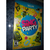 Nintendo Wiiu Vídeo Juego Sing Party Usado Completo