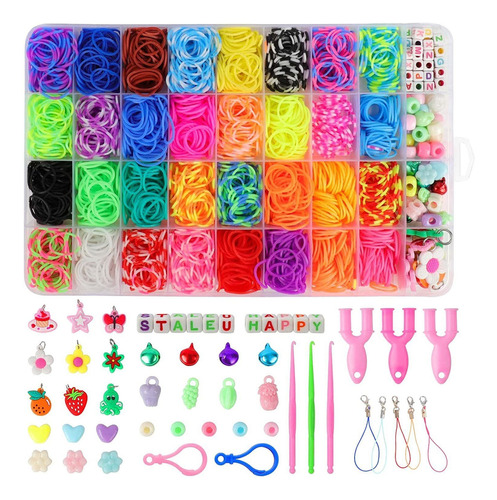 Kit De Bandas Elásticas For Hacer Pulseras De Bricolaje