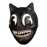 Máscara Gato Negro Creepypasta Terror Halloween Animales 