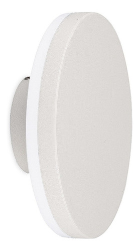 Luminaria Exterior Skote Blanco 12w Led Aplique