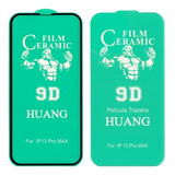 Película Frente Verso 9d Cerâmica Para iPhone 13 Pro Max 6.7