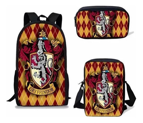 Harry Potter - School Backpack (3 Pieces)