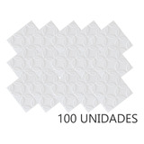 Kit 100 Painéis 3d Branco Auto Adesivo 50x50 Promoção