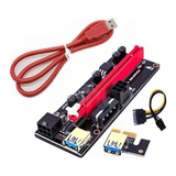 Kit X25 Unidades Riser Pcie Vers 009s 16x Cable Usb Usados