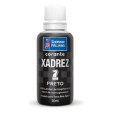 Corante Líquido Bisnaga 50ml Preto - Xadrez