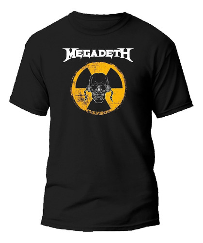 Remera Algodón De Calidad  Bandas Heavy Metal Megadeth 