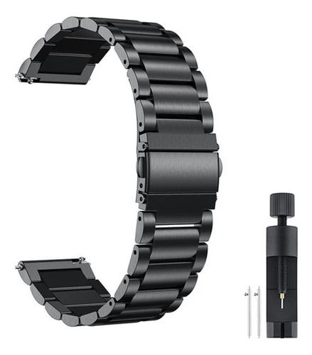 Pulseira 20mm Metal Elos Compativel Com Galaxy Watch 4 44mm