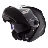 Casco Rebatible Ls2 Ff370 Easy Negro Brillo Doble Visor L