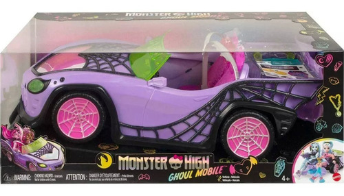 Monster High Ghoul Vehículo Con Mascota 2023 