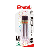 Blister Tubo De Mina X2 Hb 0,5mm Pentel