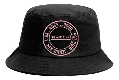 Gorro Bucket Hat Blackpink Nombres Estampado