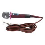 Micrófono Con Cable Para Karaoke Portátil, Sonido Transparen