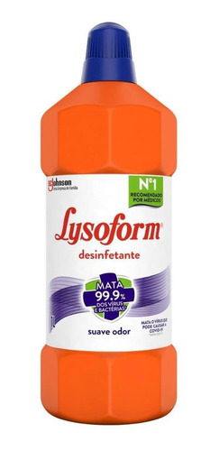 Desinfetante Bruto Lysoform Uso Geral Suave Odor 1l
