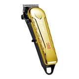 Máquina De Cortar Cabelo Profissional Kemei Km 119a Gold Cor Dourado 110v/220v