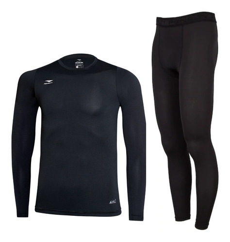 Kit Calça Masculina Térmica + Camisa  Futebol E Bike  Uv50