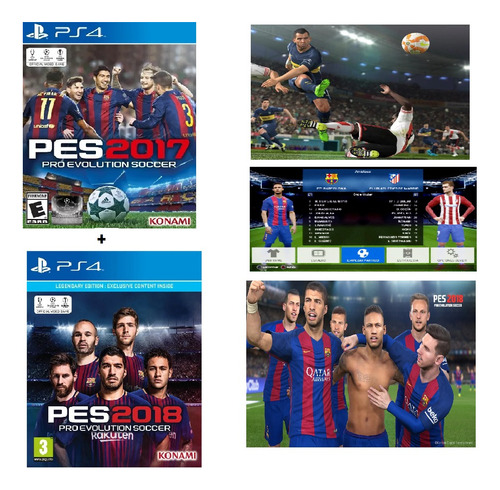 Combo Goat Messi Pes 2017 2018 Playstation 4 Oferta Makkax