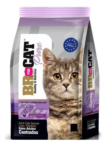 Alimento Br Cat Castrados 3 Kg